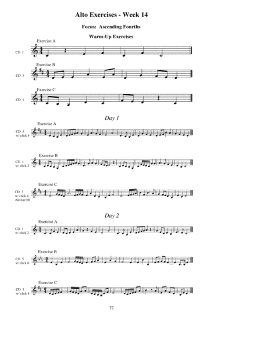 Another 90 Days to Sight Reading Success Choir scores gallery preview page 5