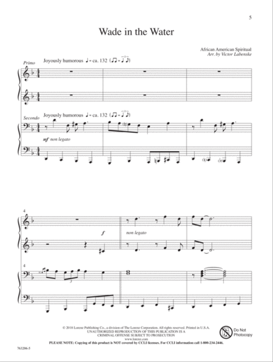 Piano Artistry for Four Hands Piano Duet scores gallery preview page 16