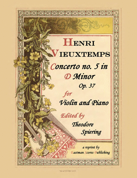 Concerto No.5 in a minor, Op.37; ed. by Theodore Spiering