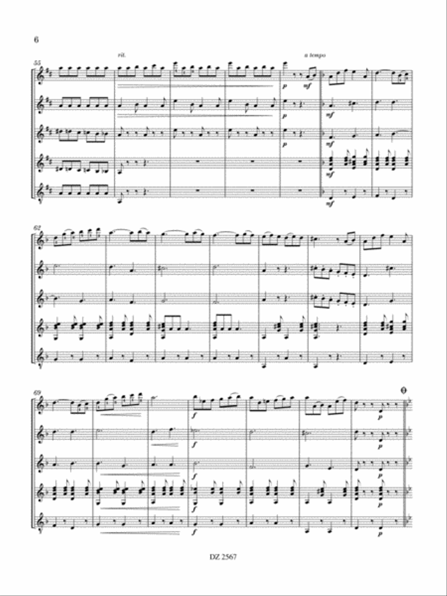Tarentelle, Op. 18 Tarentelle, Op. 18 Guitar Ensemble scores gallery preview page 6