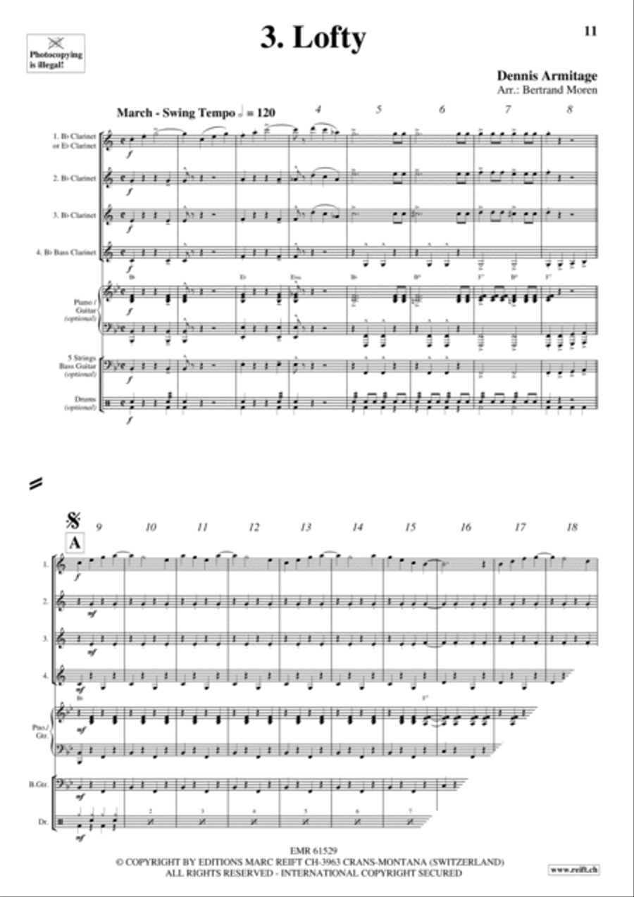 Beer Party Beer Party Clarinet Quartet scores gallery preview page 5