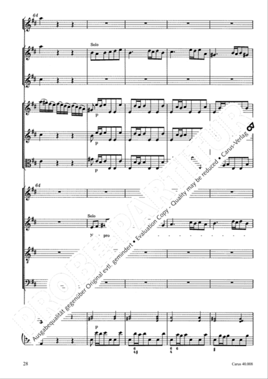 Introduzione e Gloria 4-Part scores gallery preview page 29