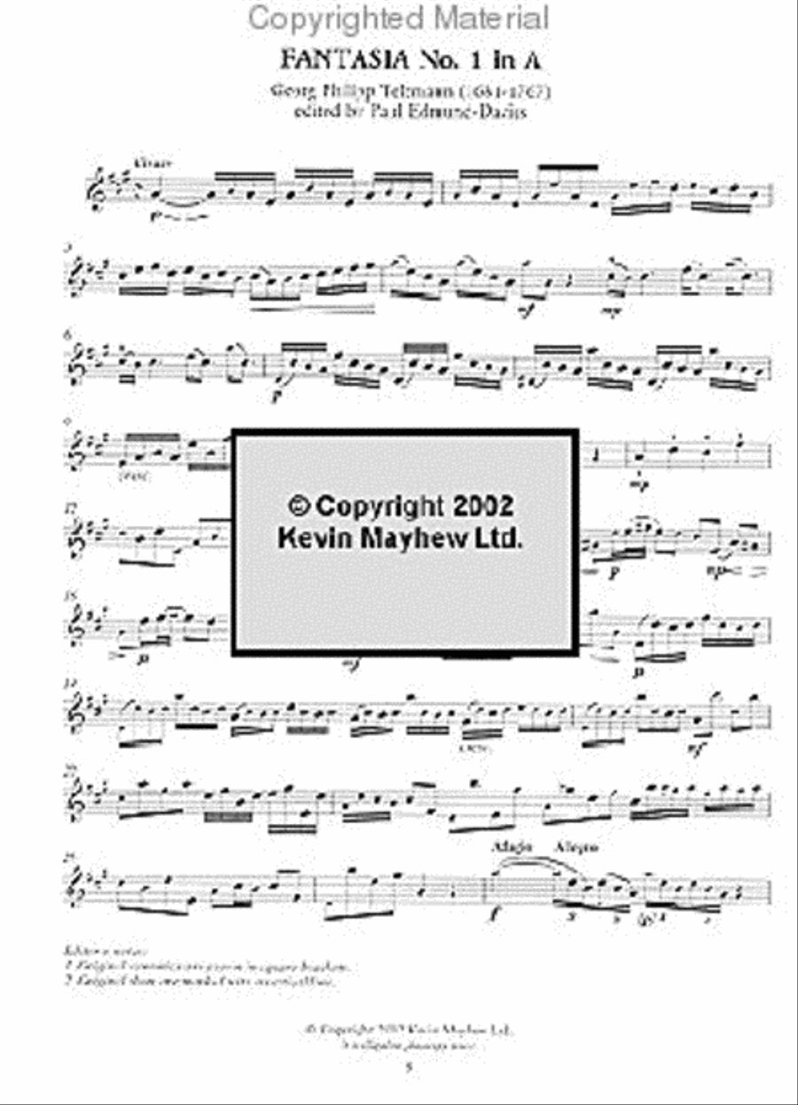 Twelve Fantasias Flute Solo scores gallery preview page 2