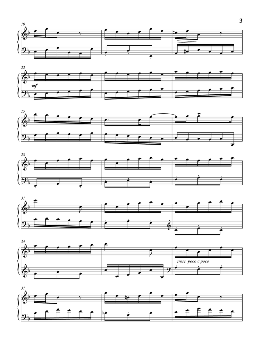 Concerto in D Minor - After Oboe Concerto by A. Marcello (As played by Víkingur Ólafsson Piano Solo scores gallery preview page 4