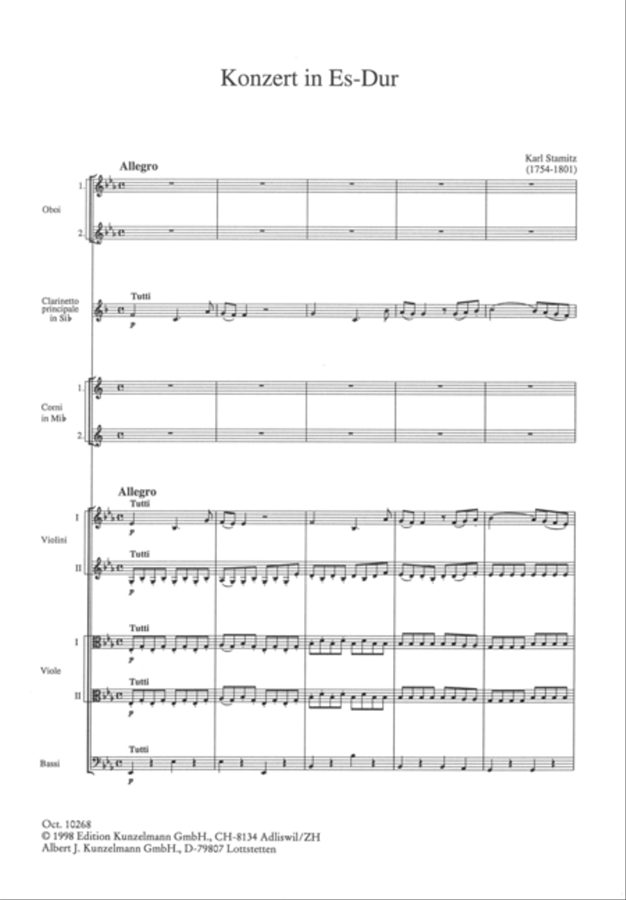 Concerto for clarinet no. 6 Oboe scores gallery preview page 2