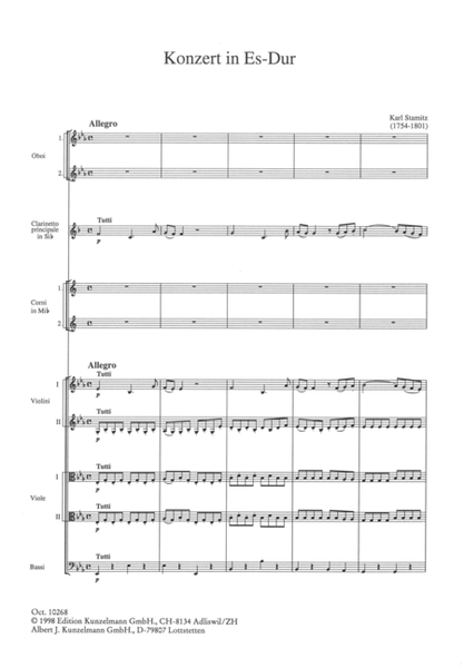 Concerto for clarinet no. 6