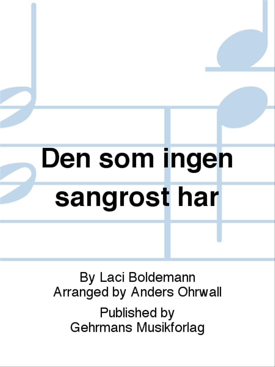 Den som ingen sangrost har 4-Part scores gallery preview page 1