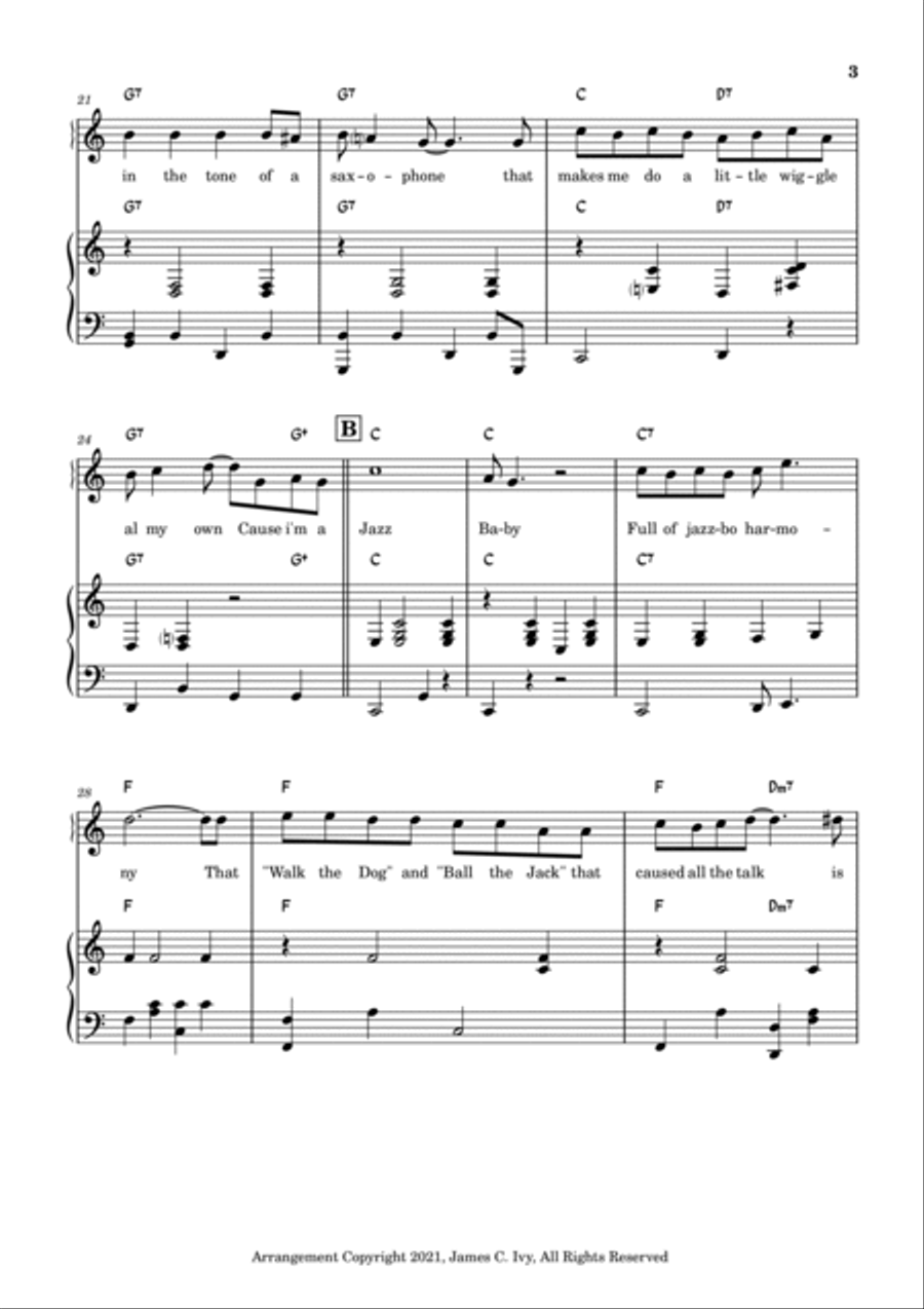 Jazz Baby Jazz Baby Voice scores gallery preview page 3