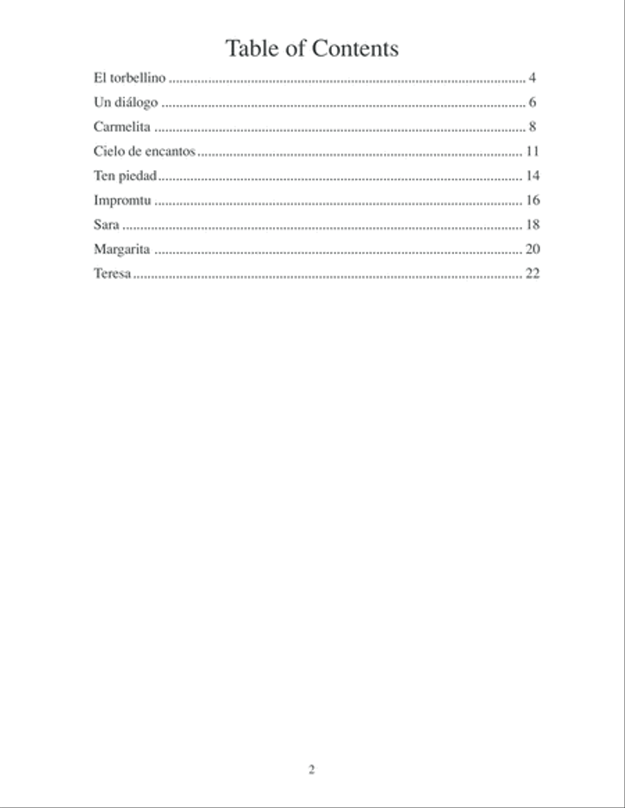 Danzas of Puerto Rico for Two Guitars Acoustic Guitar scores gallery preview page 3