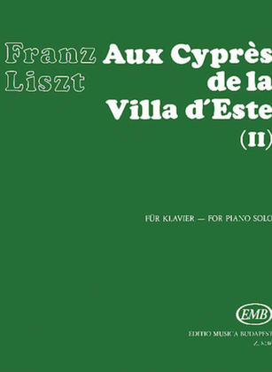 Book cover for Aux Cypres Ville D'este - No. 2 from Annees de pelerinage