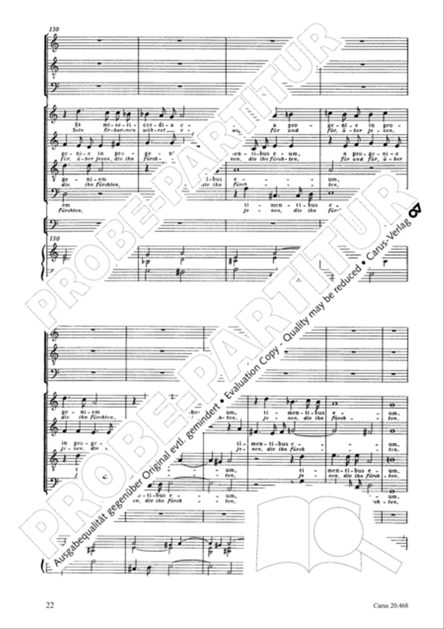 Uppsala-Magnificat 4-Part scores gallery preview page 23
