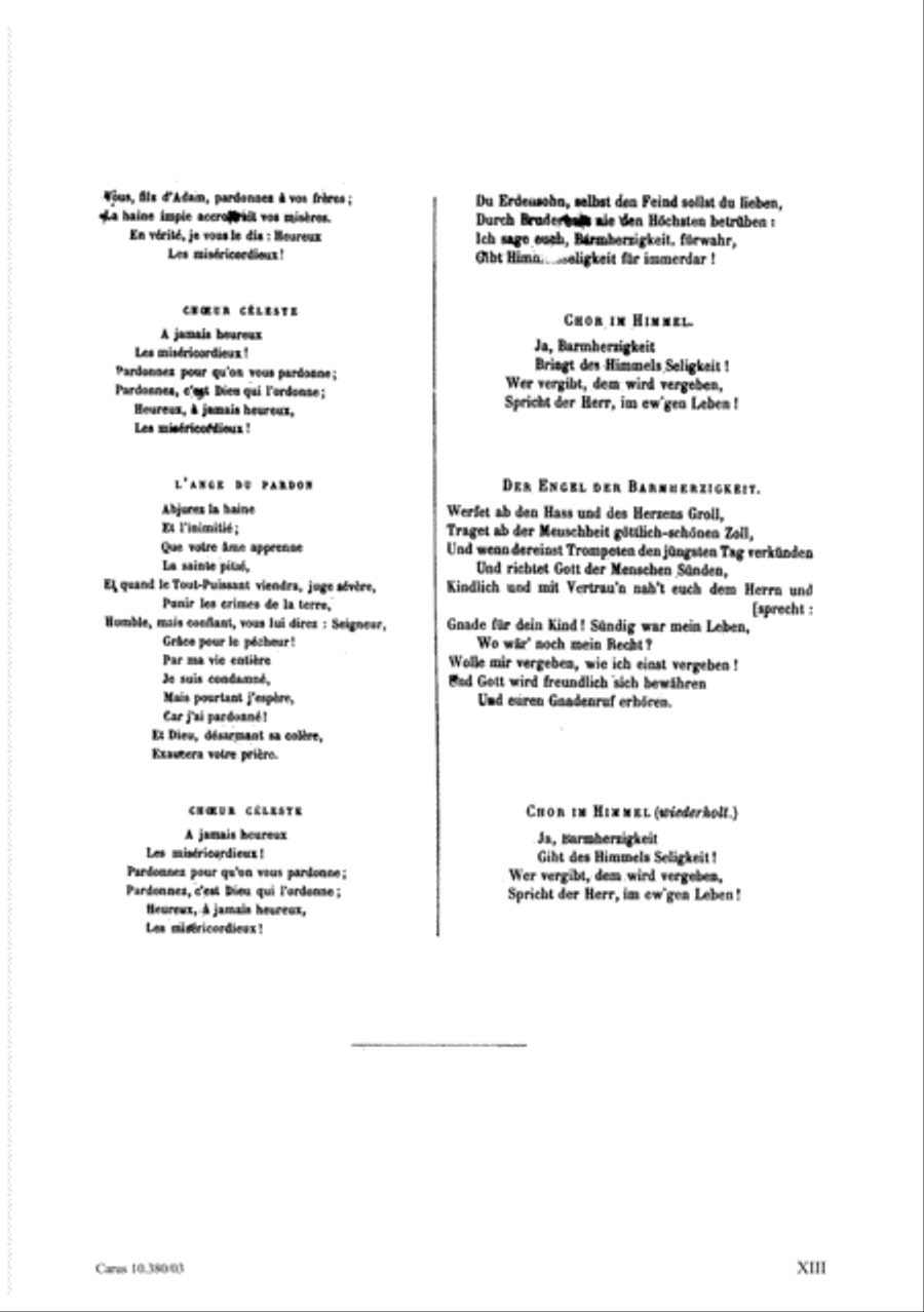 Les Beatitudes Choir scores gallery preview page 14