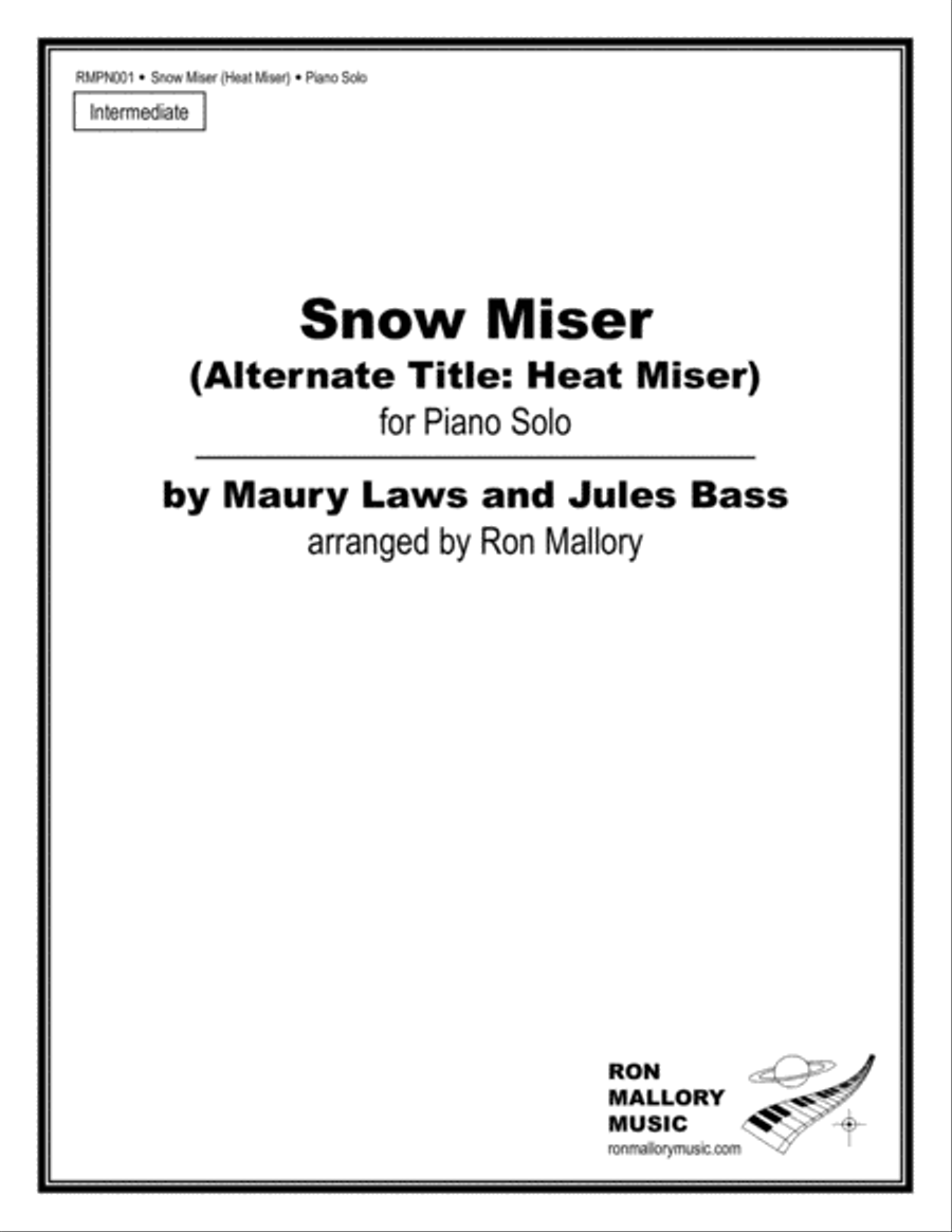 Snow Miser Piano Solo scores gallery preview page 1