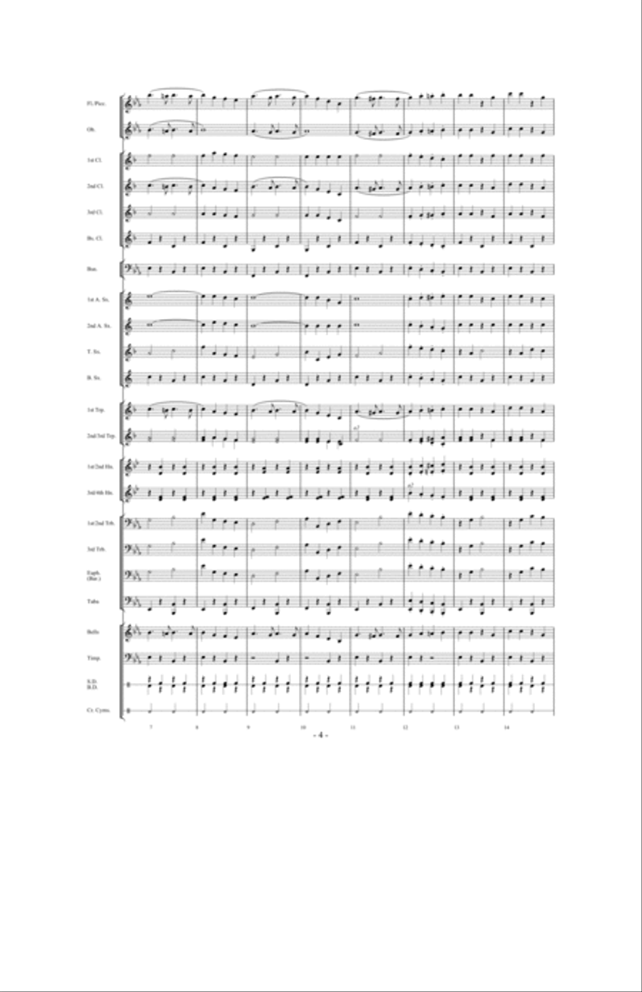 Aces of the Air Concert Band scores gallery preview page 3