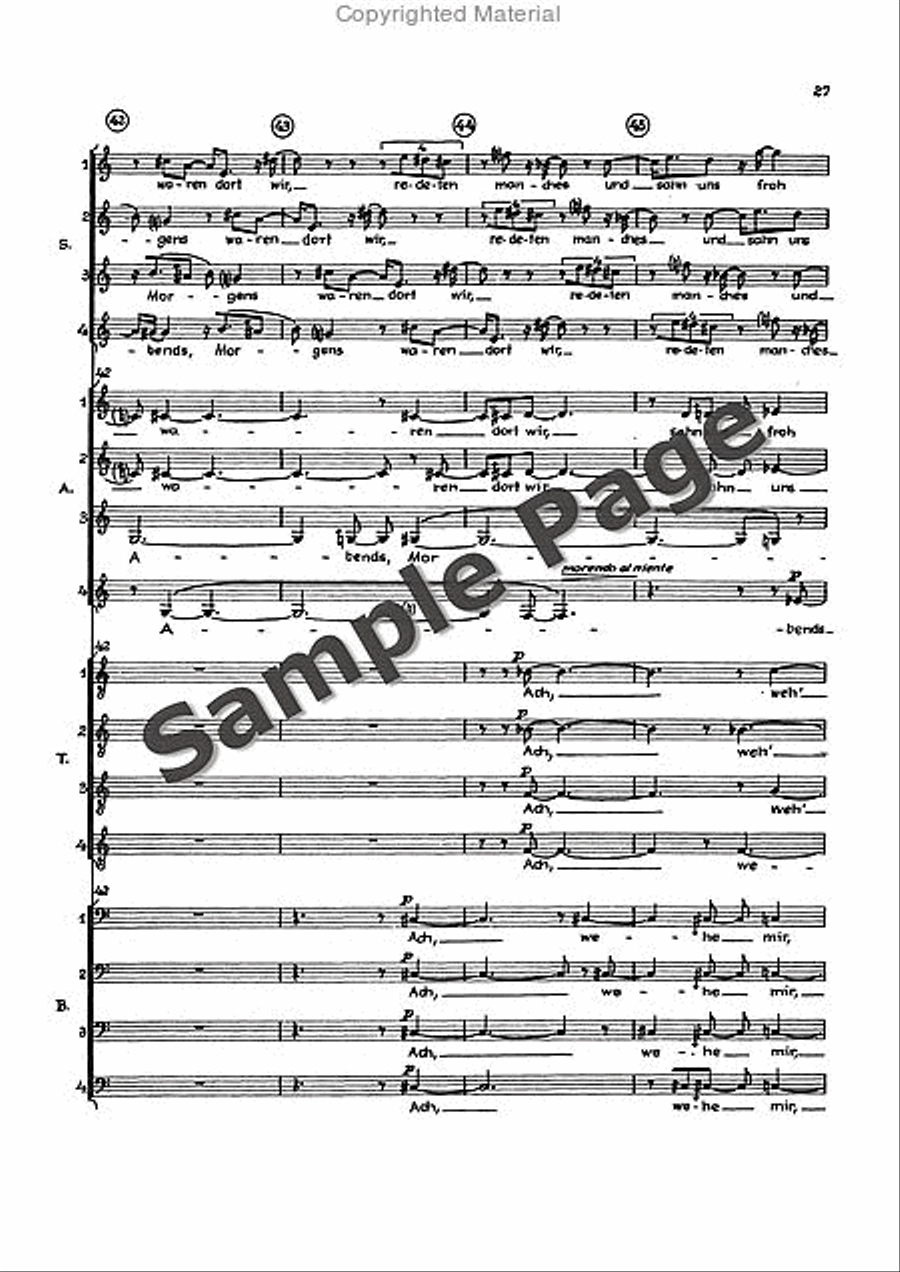 3 Phantasien 4-Part scores gallery preview page 28