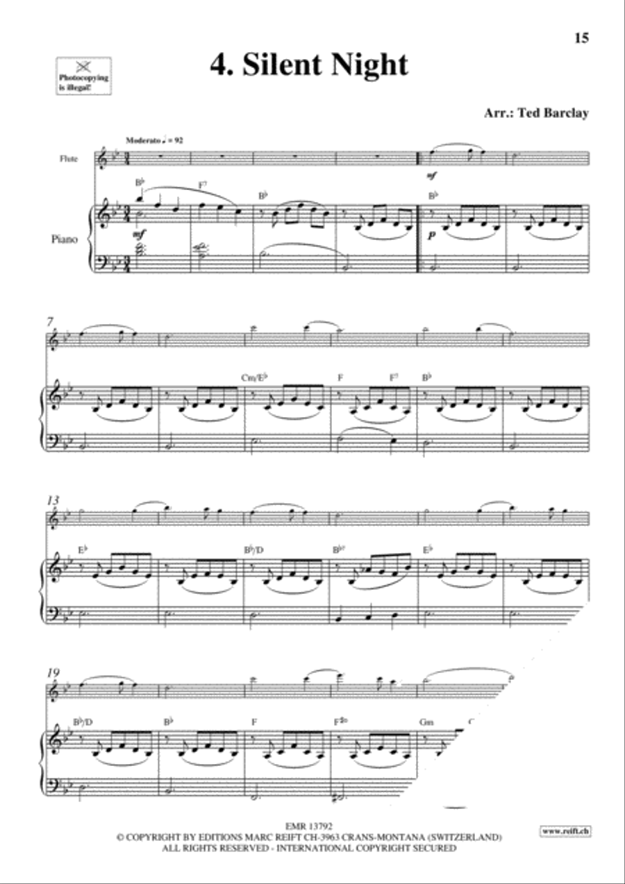10 Easy Christmas Solos 10 Easy Christmas Solos Flute Solo scores gallery preview page 6