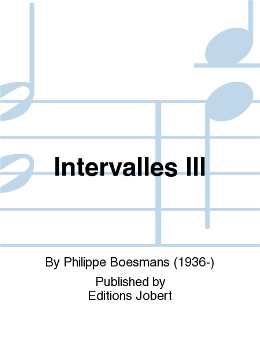 Intervalles III