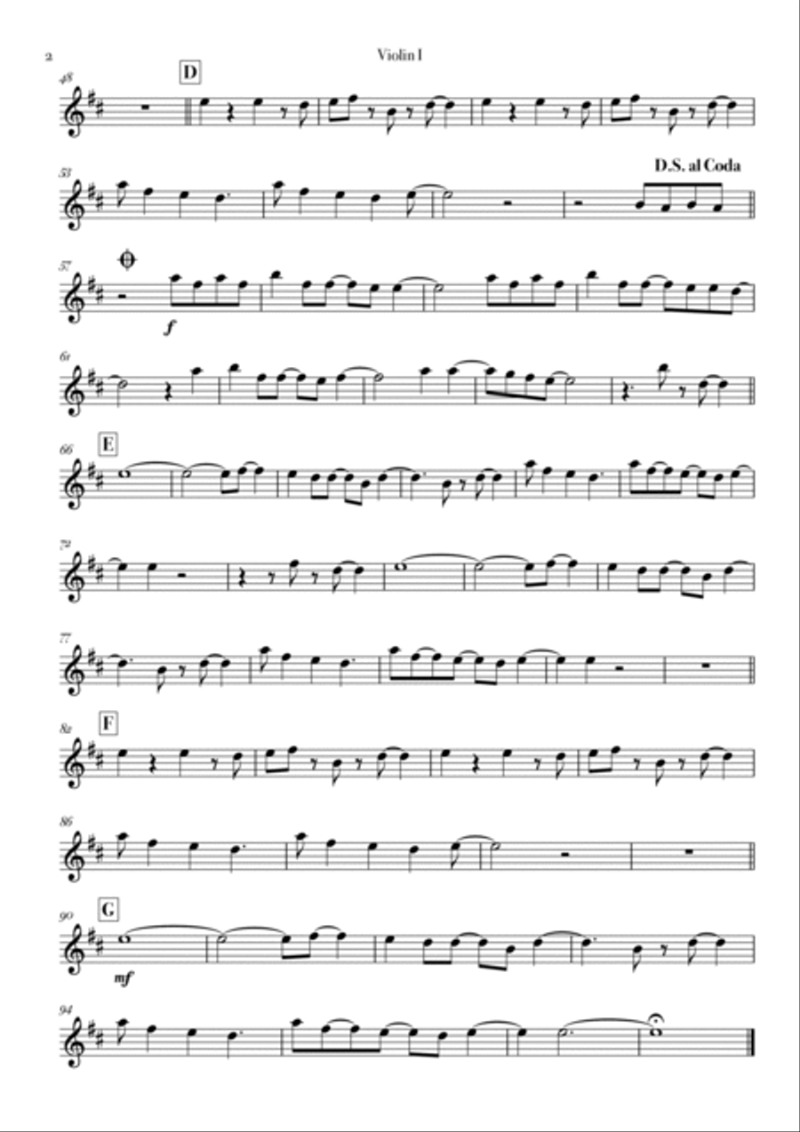 Blinding Lights String Quartet scores gallery preview page 2