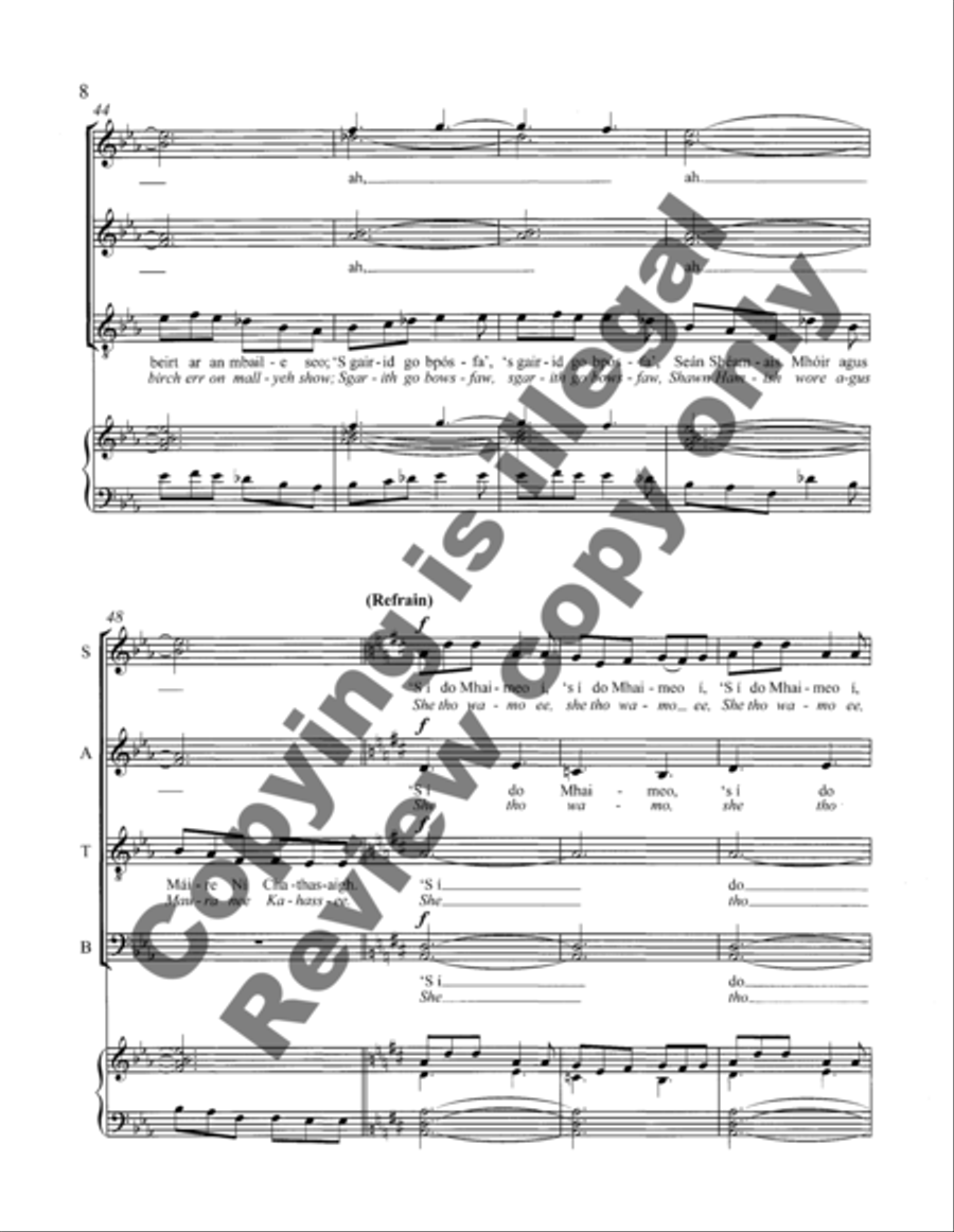 S i do Mhaimeo i 4-Part scores gallery preview page 9