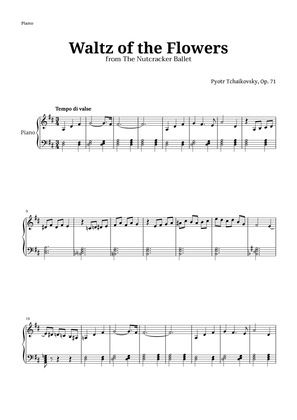 Waltz of the Flowers by Tchaikovsky for Intermediate Piano