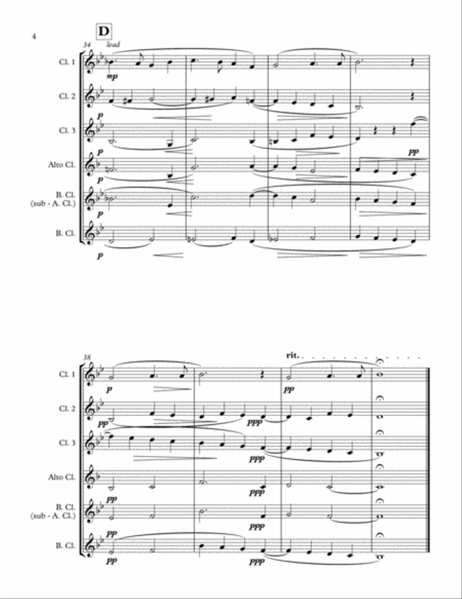 All Through the Night Small Ensemble scores gallery preview page 4