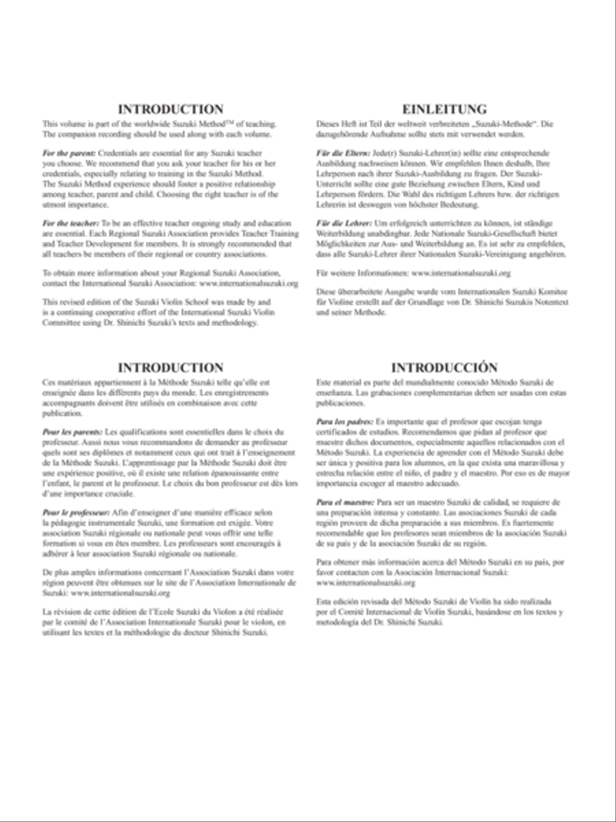 Suzuki Violin School (Asian Edition) String Methods scores gallery preview page 3
