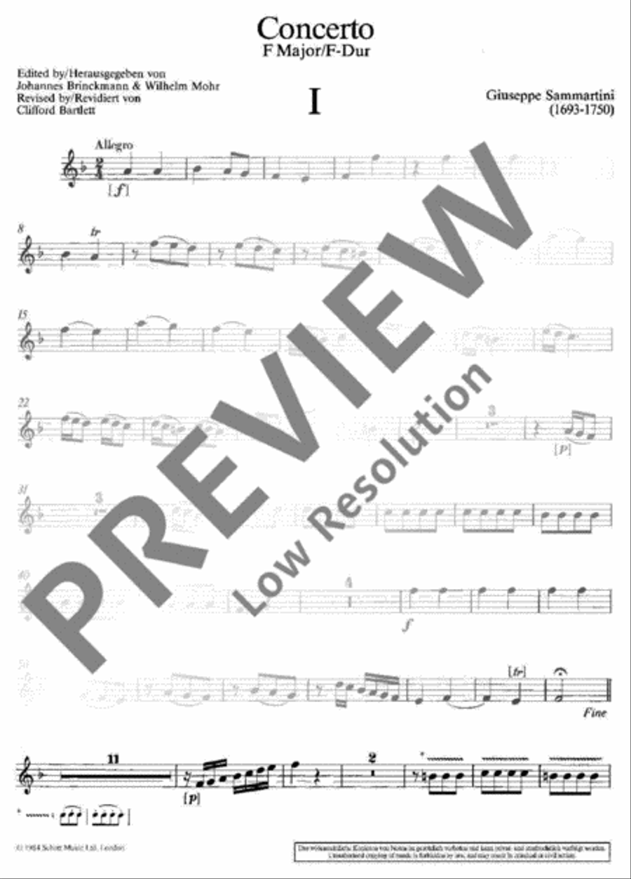 Concerto F Major Violin scores gallery preview page 3