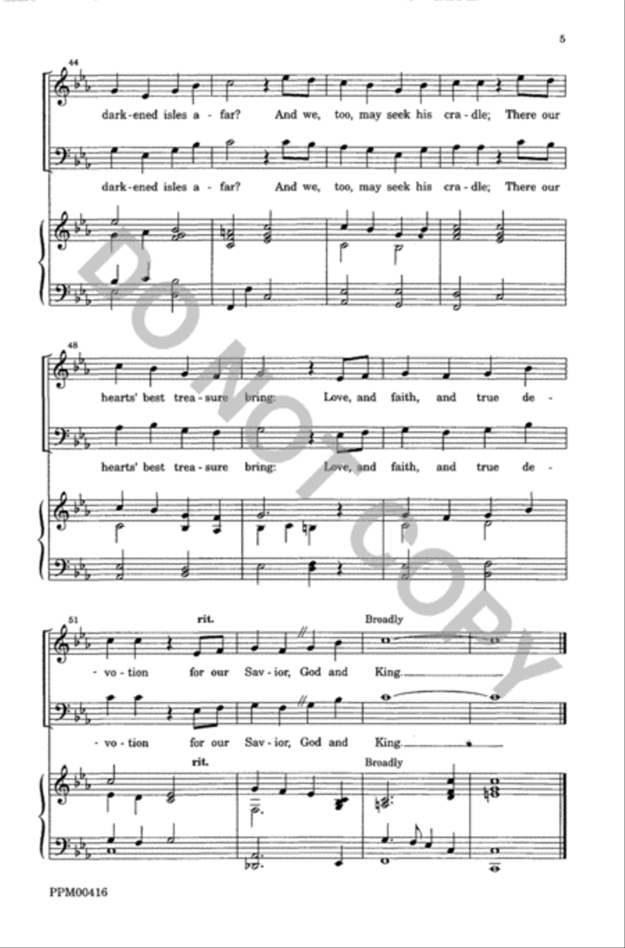 Saw You Never in the Twilight 3-Part scores gallery preview page 6