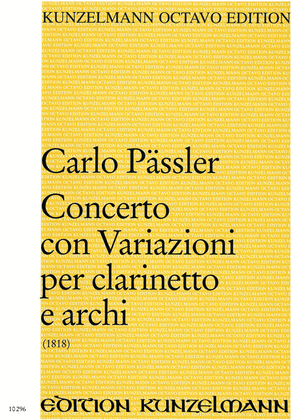Book cover for Concerto for clarinet in E-flat major