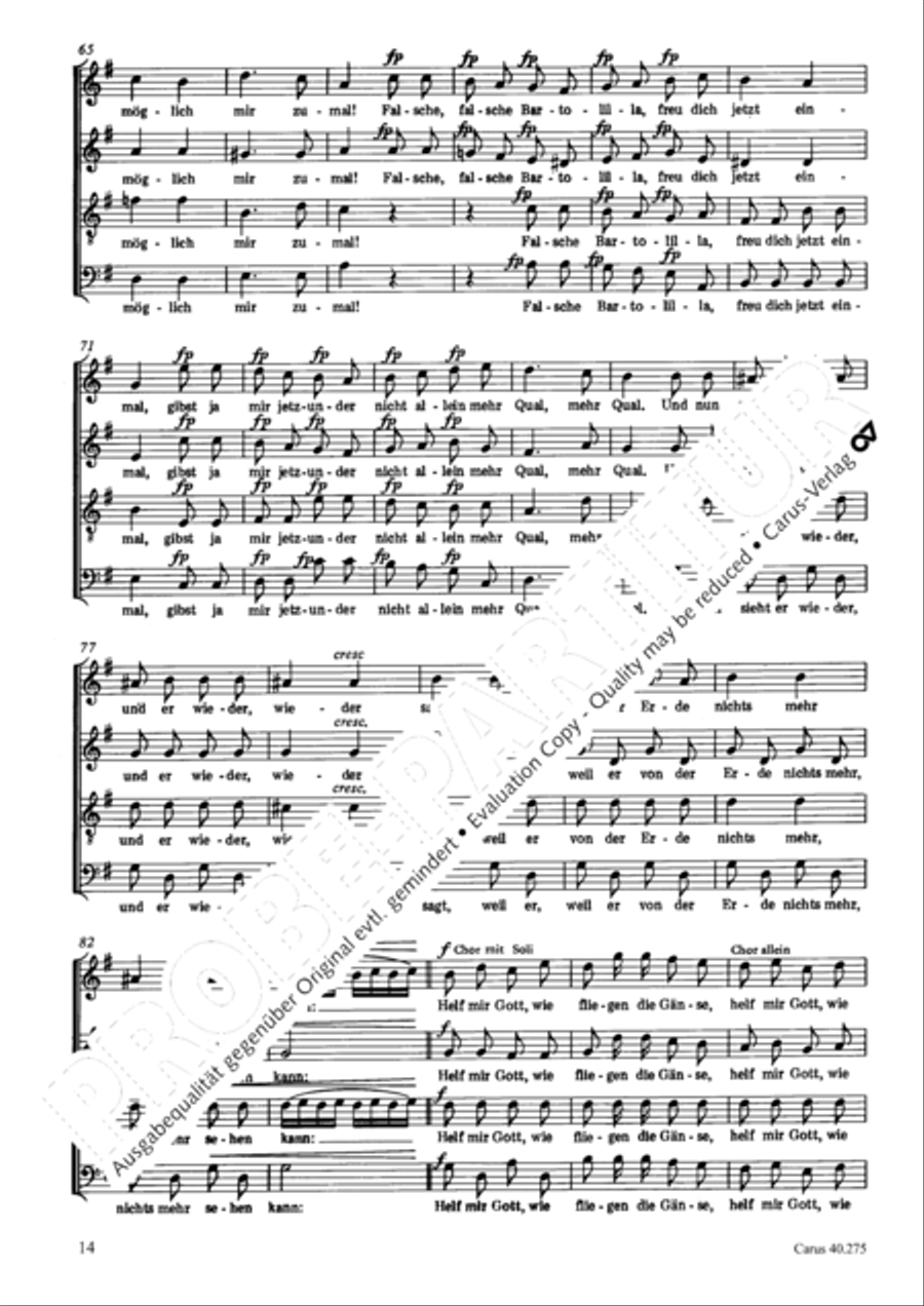 Romanzen und Balladen III op. 145 Choir scores gallery preview page 15