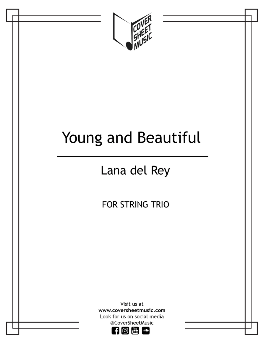 Young And Beautiful String Trio scores gallery preview page 1