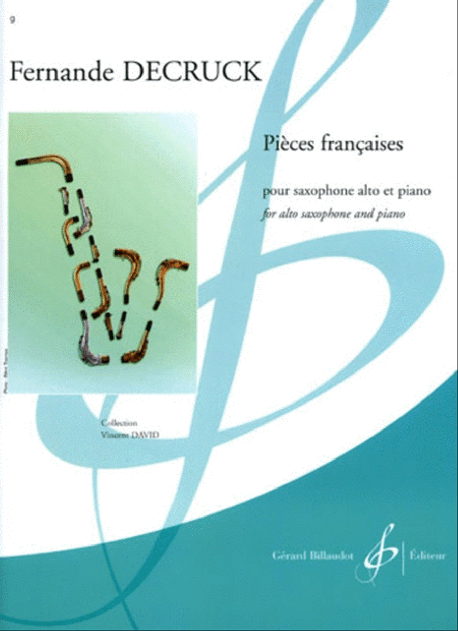 Decrick - Pieces Francaises Alto Sax/Piano Alto Saxophone scores gallery preview page 1