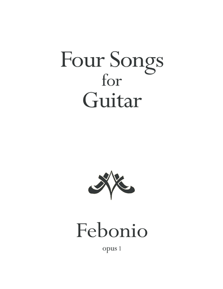 Four Songs for Guitar image number null