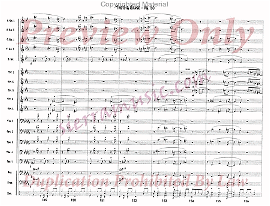 The Big Chase Jazz Ensemble scores gallery preview page 21