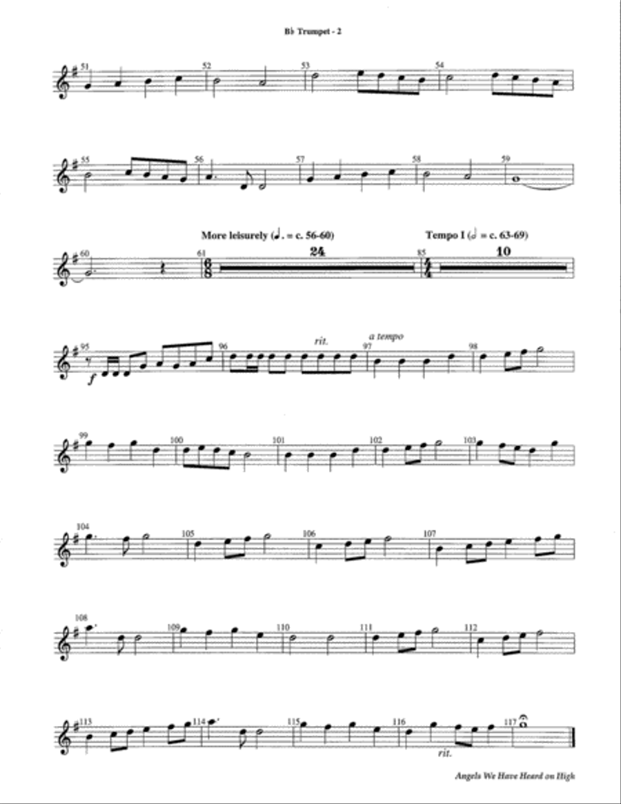 Angels We Have Heard on High 5-Octaves scores gallery preview page 6