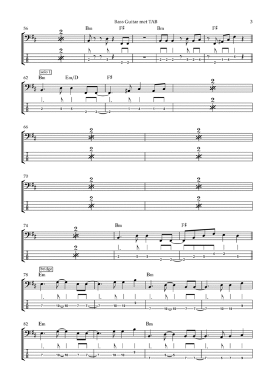 Corazon Espinado Guitar Tablature scores gallery preview page 3