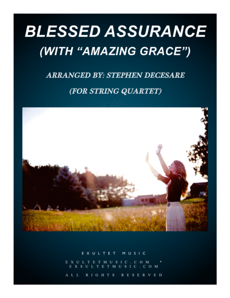 Blessed Assurance (with "Amazing Grace") (for String Quartet and Piano) image number null