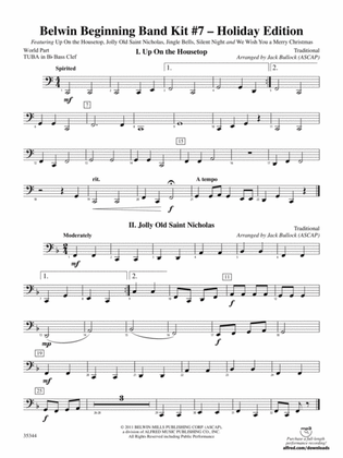 Belwin Beginning Band Kit #7: (wp) B-flat Tuba B.C.