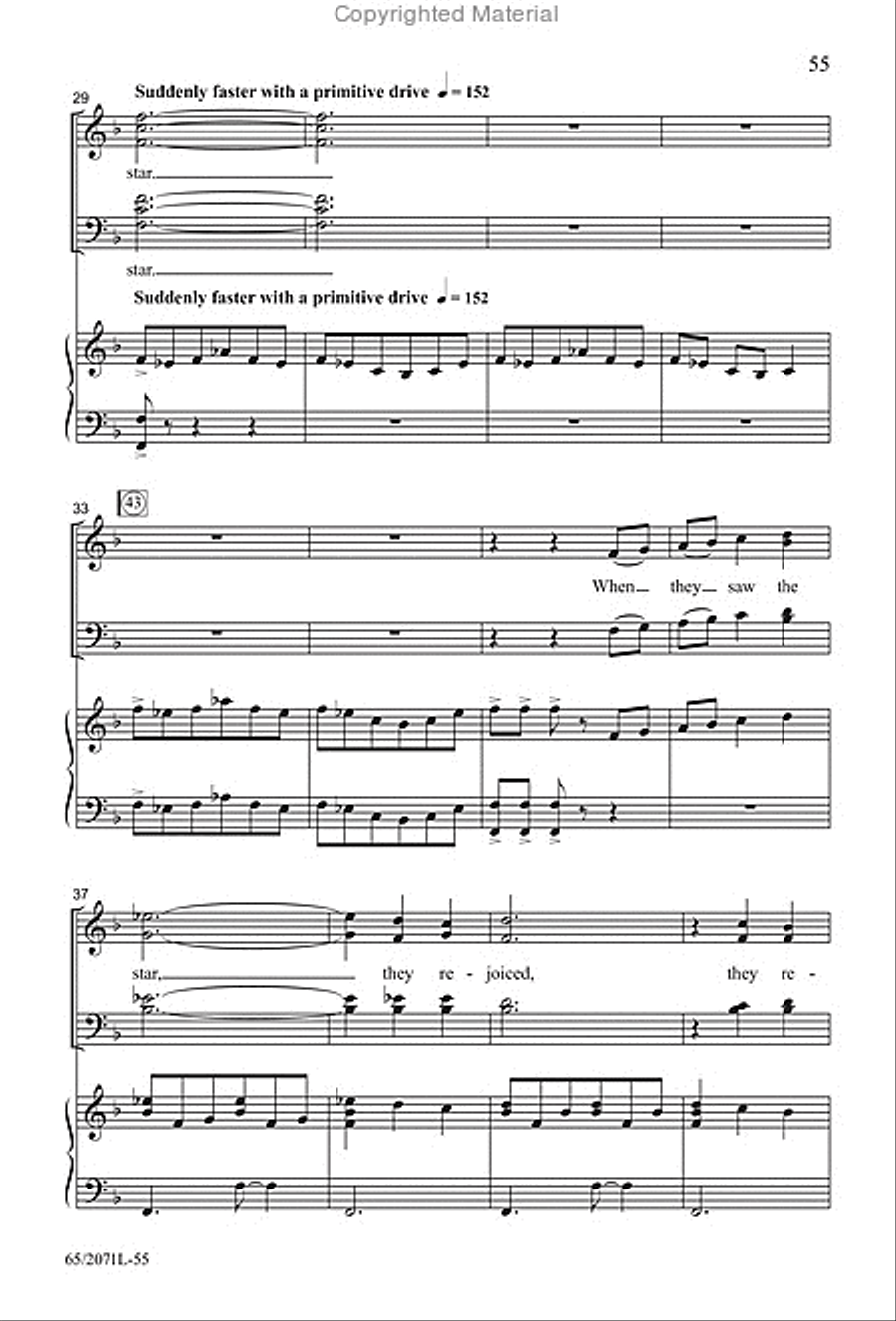One Silent Night - SATB Score with Performance CD 4-Part scores gallery preview page 21