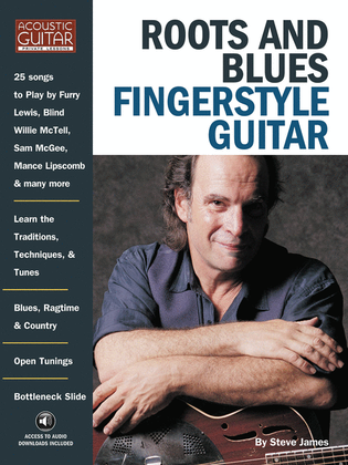Book cover for Roots & Blues Fingerstyle Guitar