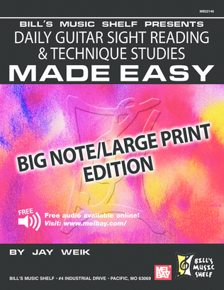 Book cover for Daily Guitar Techniques Made Easy