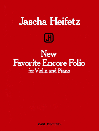 Book cover for New Favorite Encore Folio