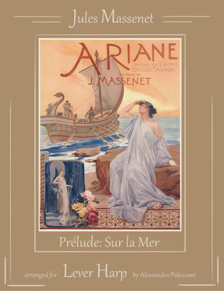 Book cover for ARIANE: Prelude "sur la mer" - for Lever Harp
