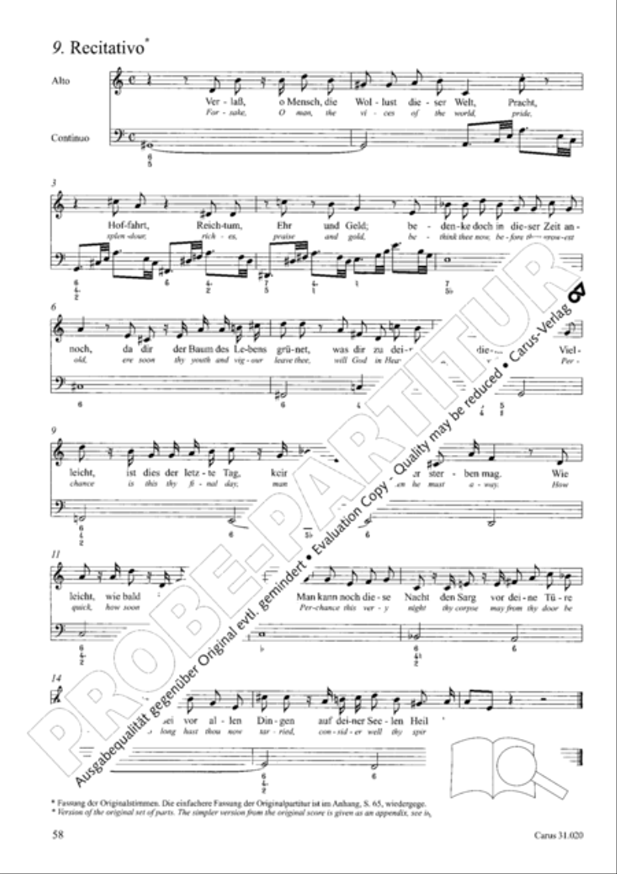 Eternity, thou thundrous word (O Ewigkeit, du Donnerwort) ATB scores gallery preview page 59