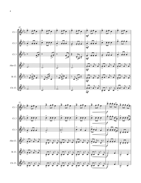 Ukrainian Bell Carol - for Clarinet Choir image number null