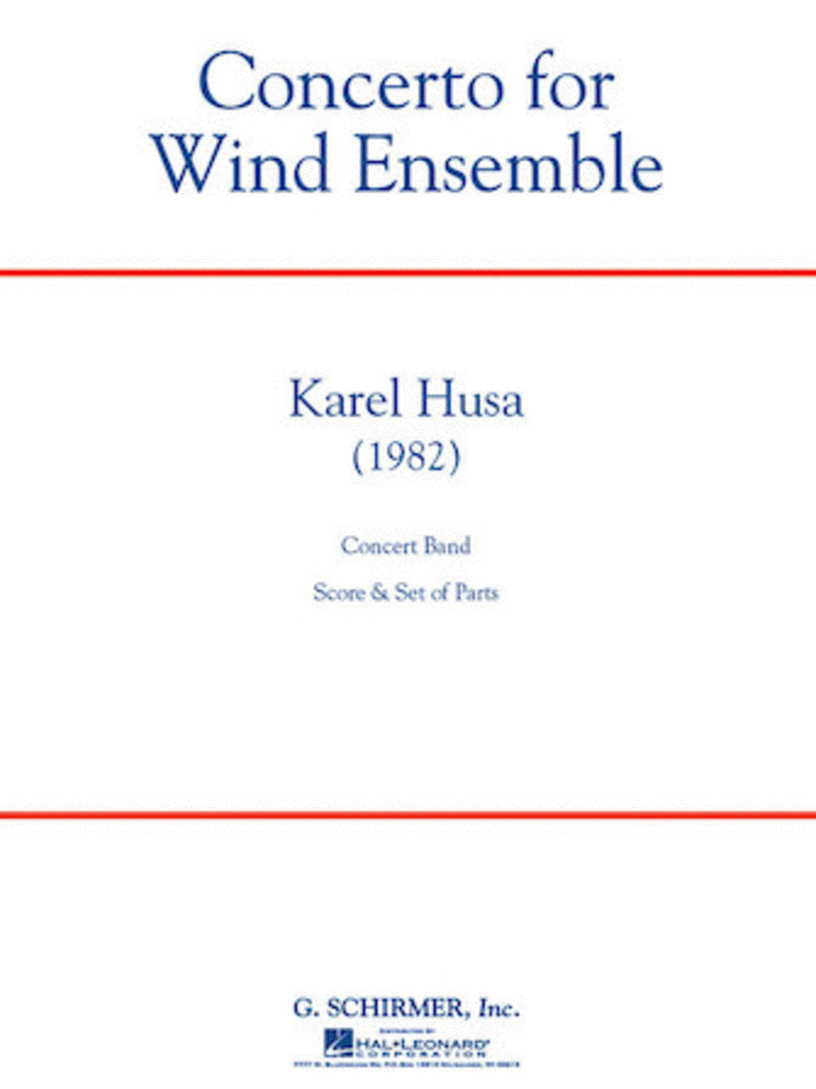 Concerto for Wind Ensemble Concert Band scores gallery preview page 1