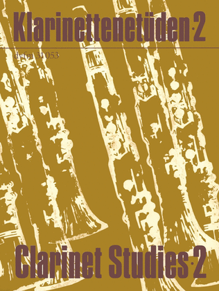 Book cover for Clarinet studies