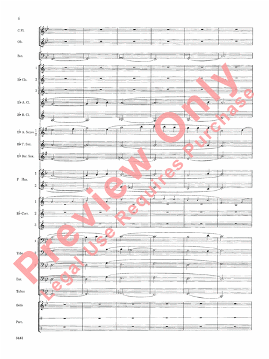 Newfoundland Folk Song Concert Band scores gallery preview page 7