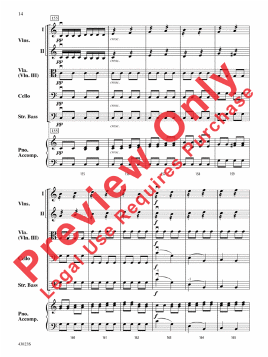 Symphony No. 3 String Orchestra scores gallery preview page 15