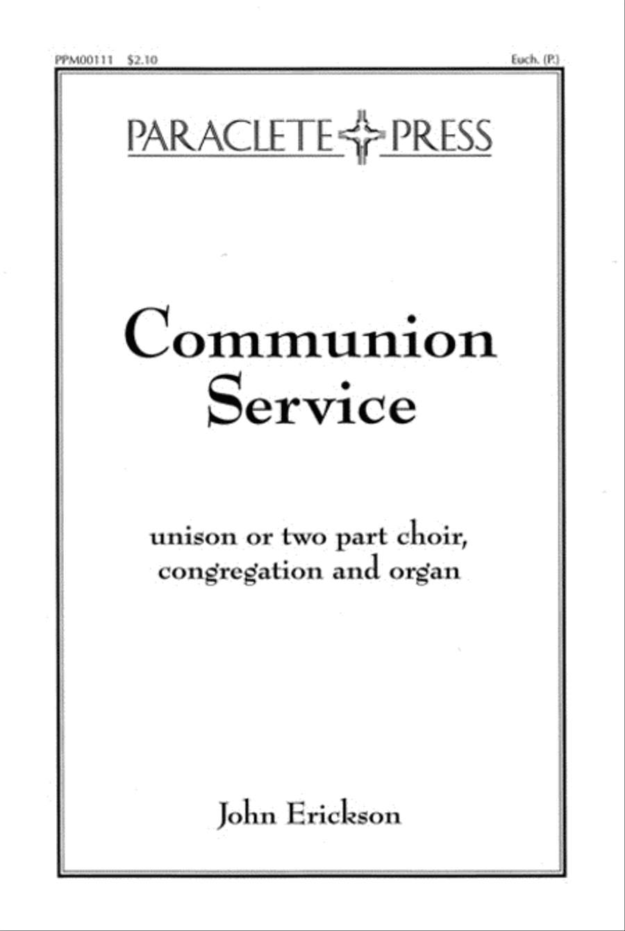 Communion Service Communion Service Unison Choir scores gallery preview page 1